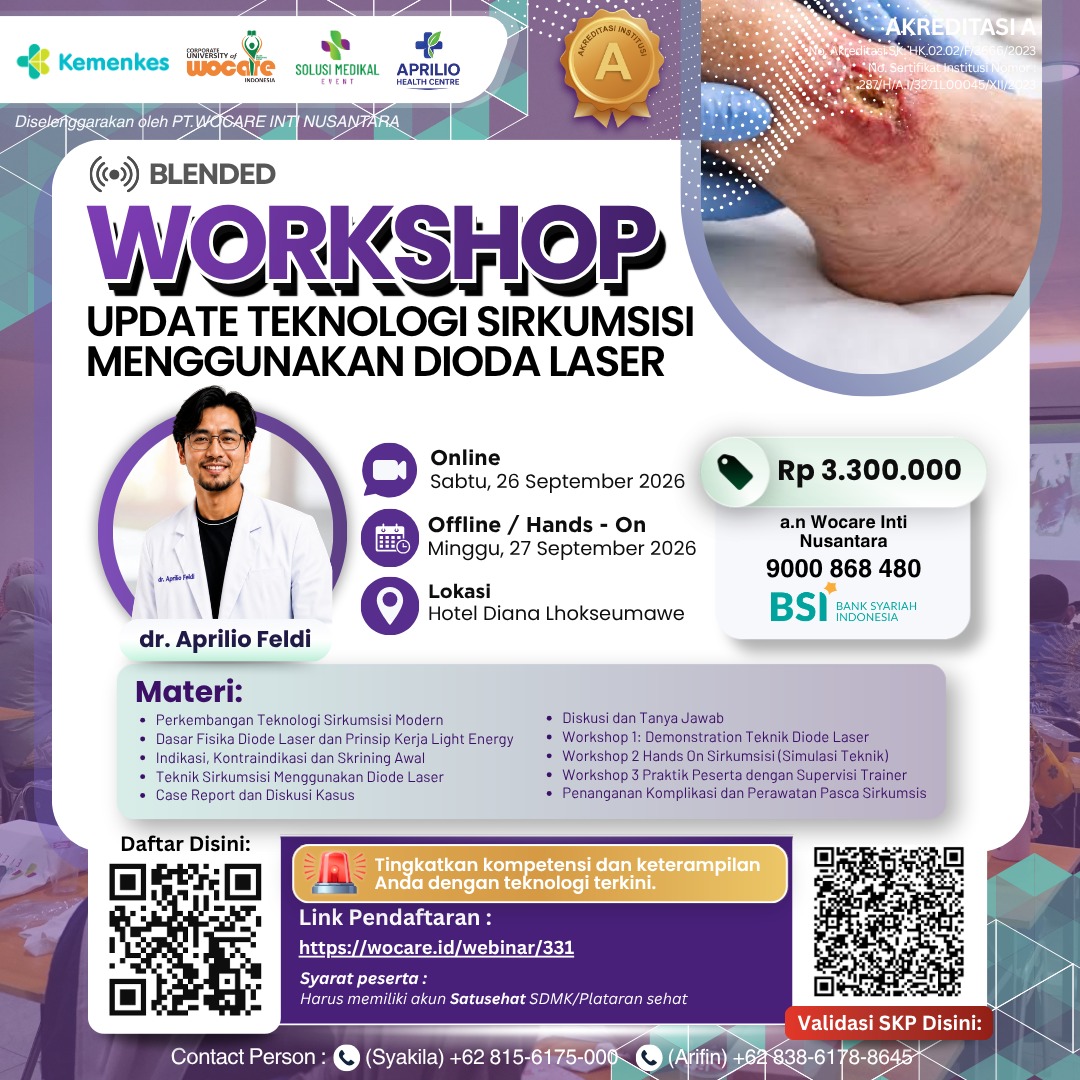 WORKSHOP UPDATE TEKNOLOGI SIRKUMSISI DENGAN DIODA LASER