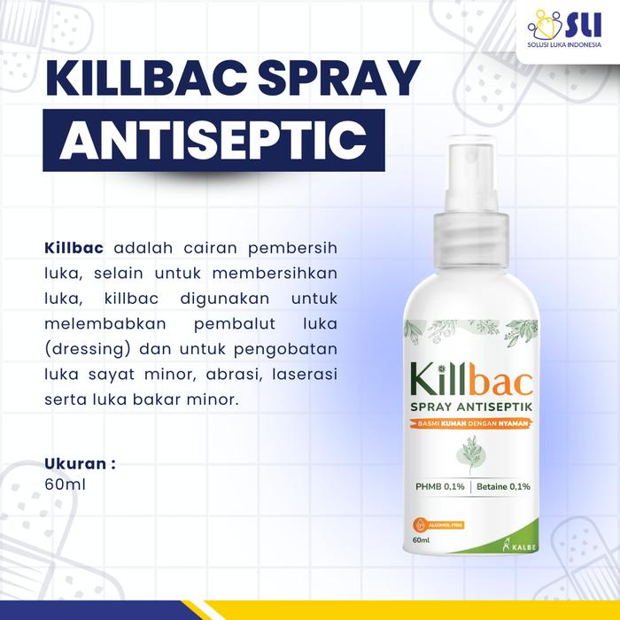 KILLBAC SPRAY ANTISEPTIK PEMBUNUH KUMAN