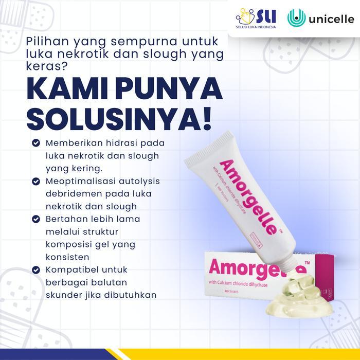 AMORGELLE - HYDROGEL WITH CALCIUM CHLORIDE | UNTUK HIDRASI LUKA KERING
