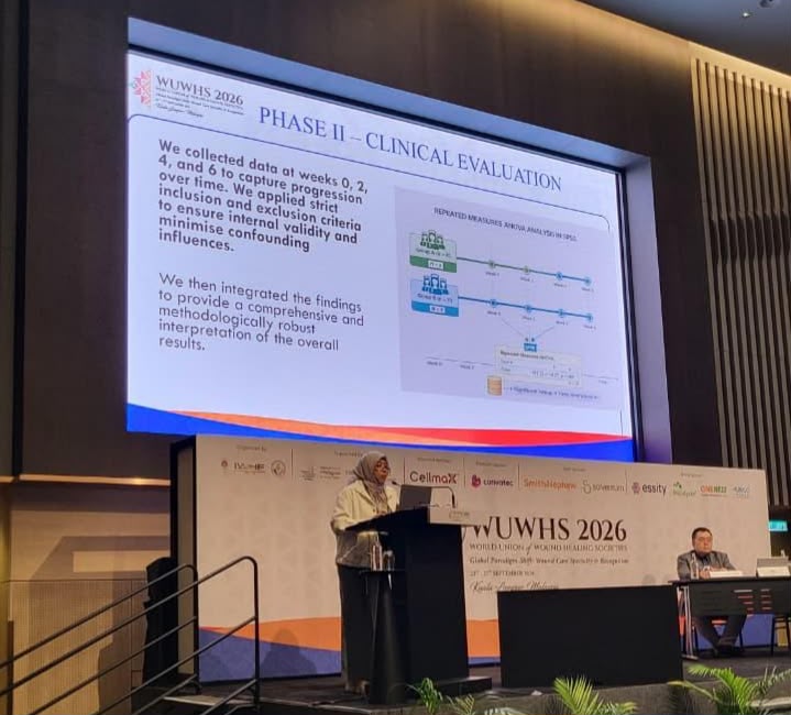 Dr. Widasari Sri Gitarja Presentasikan Validasi Psikometrik WINNERS Tool untuk Meningkatkan Prediksi Penyembuhan Luka Diabetes di WUWHS 2026