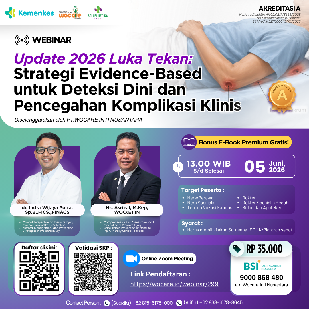 Update 2026 Luka Tekan: Strategi Evidence-Based untuk Deteksi Dini dan Pencegahan Komplikasi Klinis