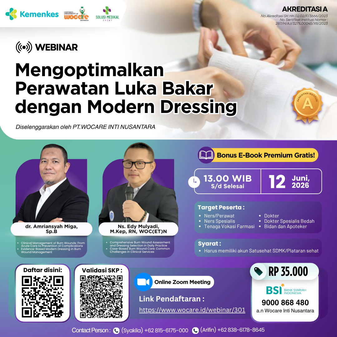 MENGOPTIMALKAN PERAWATAN LUKA BAKAR DENGAN MODERN DRESSING