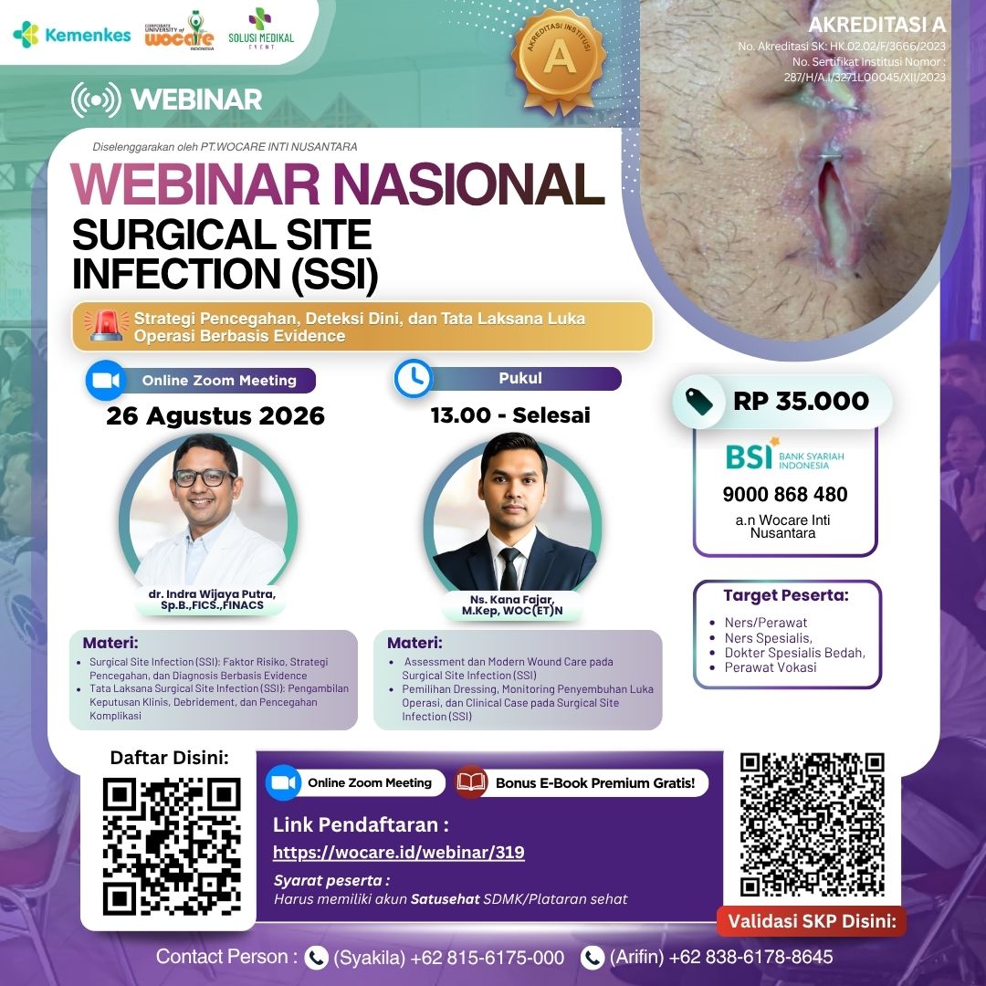 WEBINAR NASIONAL SURGICAL SITE INFECTION (SSI)