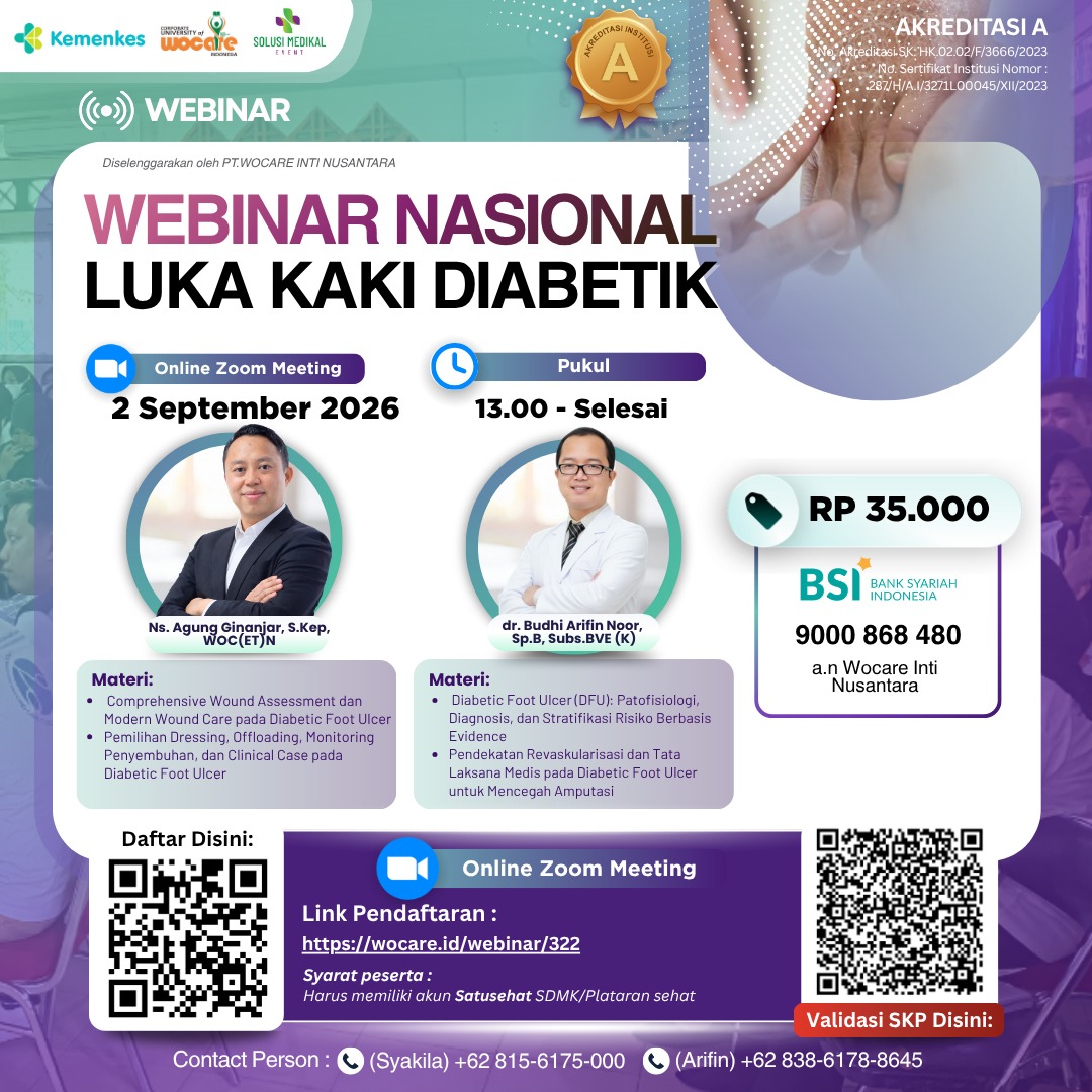 WEBINAR NASIONAL LUKA KAKI DIABETIK